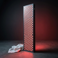 Red Light Therapy Panel Device – Full Body Panel, 660Nm Red & 850Nm near Infrared Light Therapy, LED Light Therapy Lamp, 300 Dual Chip Leds, Timer, Hanging Kit Included – PRO1500 — Studio Shot